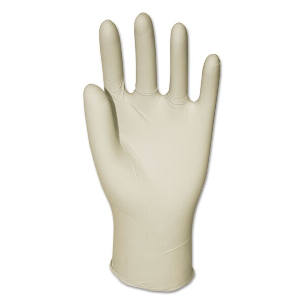 Powder-Free Synthetic Vinyl Gloves, X-Large, Cream, 4 Mil, 100PK